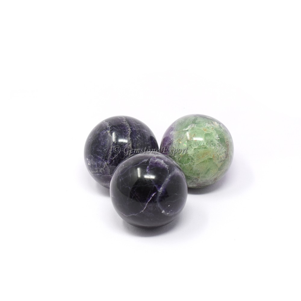 Multi Flourite Spheres