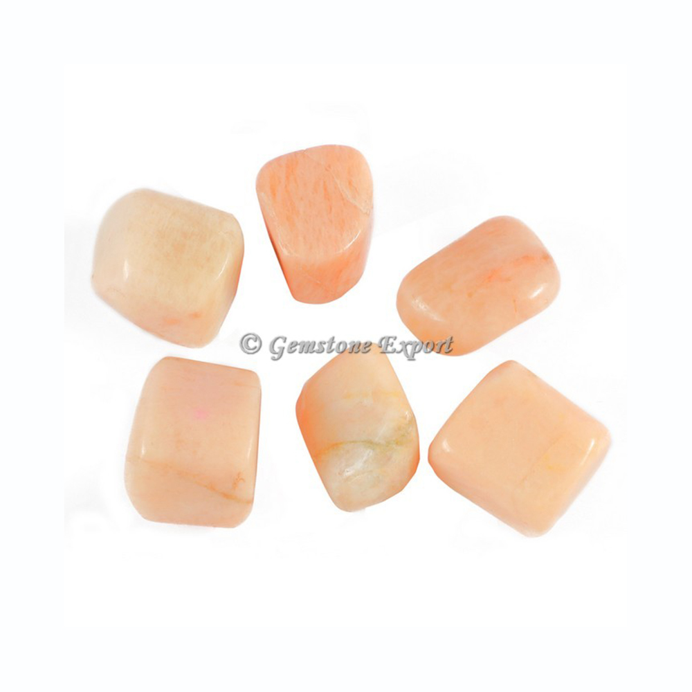 Cream Moonstone Tumbled Stones