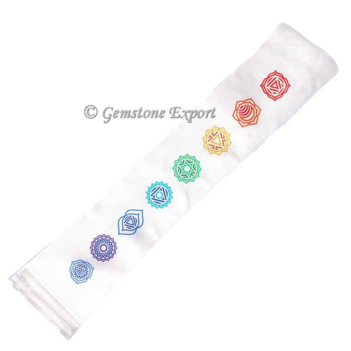 Seven Chakra Symbol Long Pouch - 3