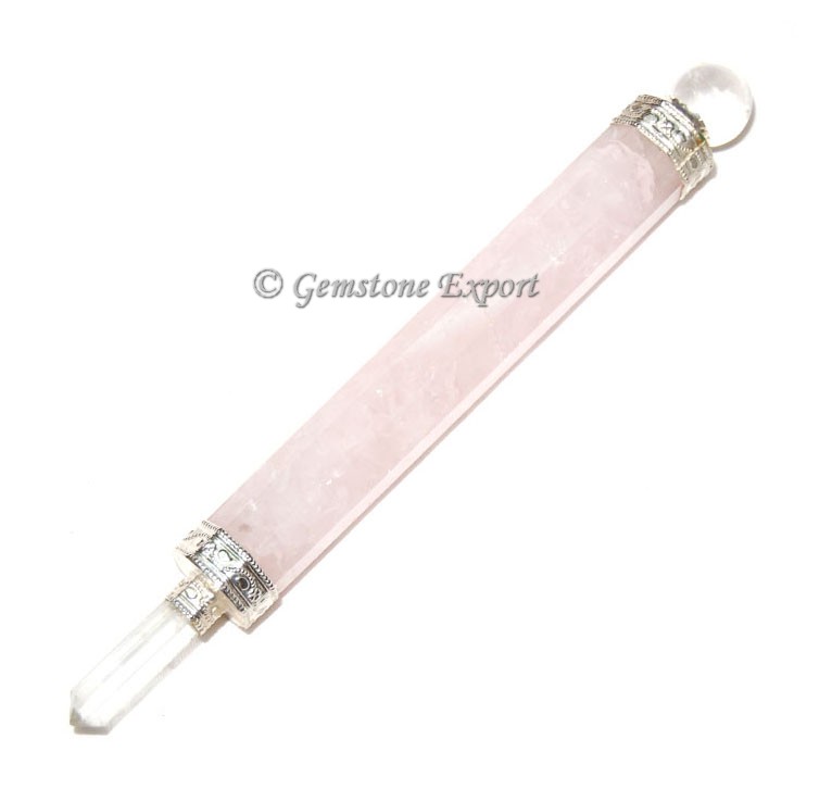 Rose Quartz Healing Wands